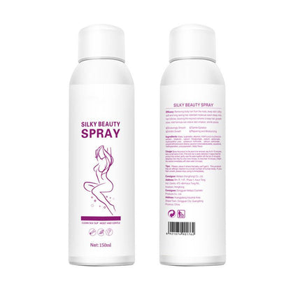2 BOTTLES of Silky Hair Removal Spray – Painless Hair Removal Spray 150ml