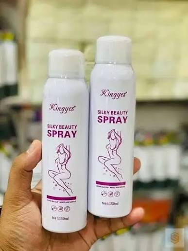 2 BOTTLES of Silky Hair Removal Spray – Painless Hair Removal Spray 150ml