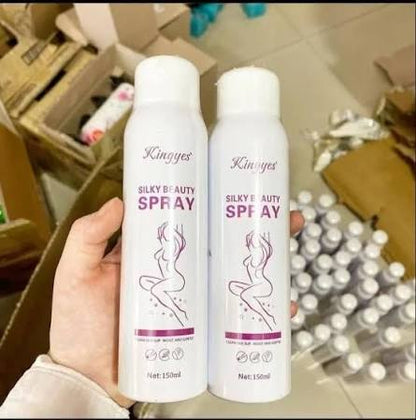 2 BOTTLES of Silky Hair Removal Spray – Painless Hair Removal Spray 150ml